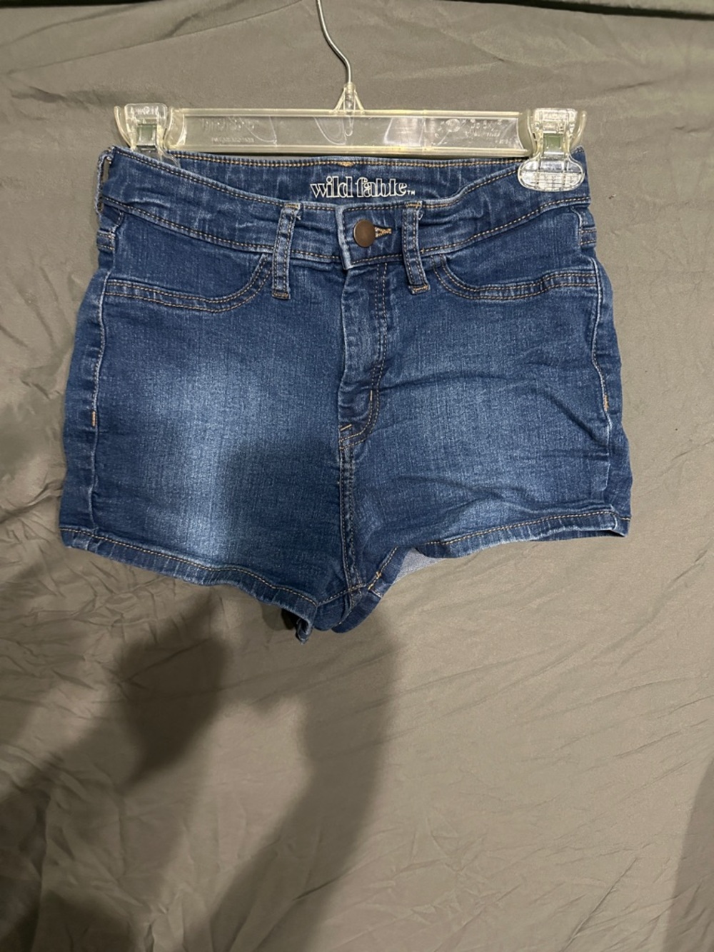wild fable Dark Blue High-Rise Denim Shorts